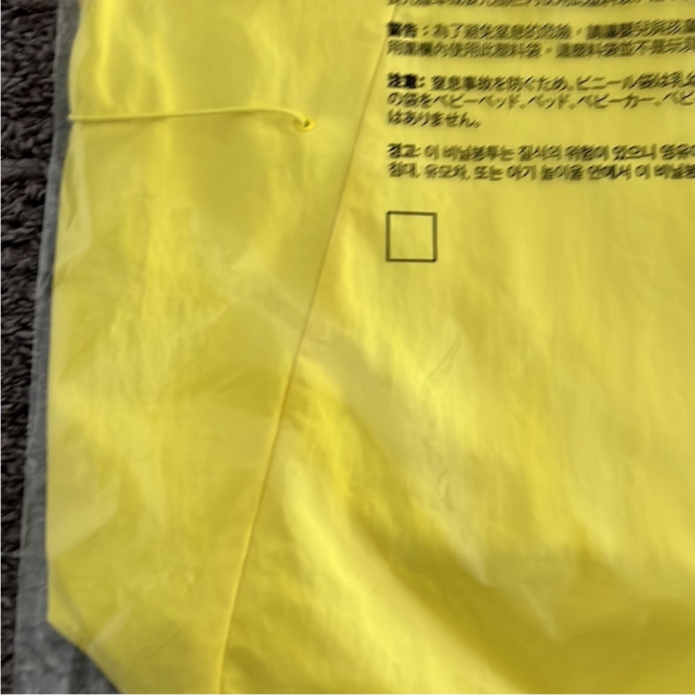 NWT Lululemon Sonic Yellow Side-Cinch Shopper Bag 18L - Lululemon Tote Bag - Picture 6 of 6